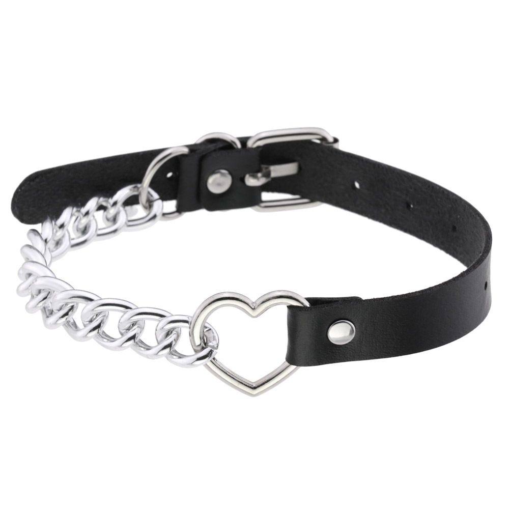 Bullet 69 - Heart Half Chain Foulard - Noir/Noir